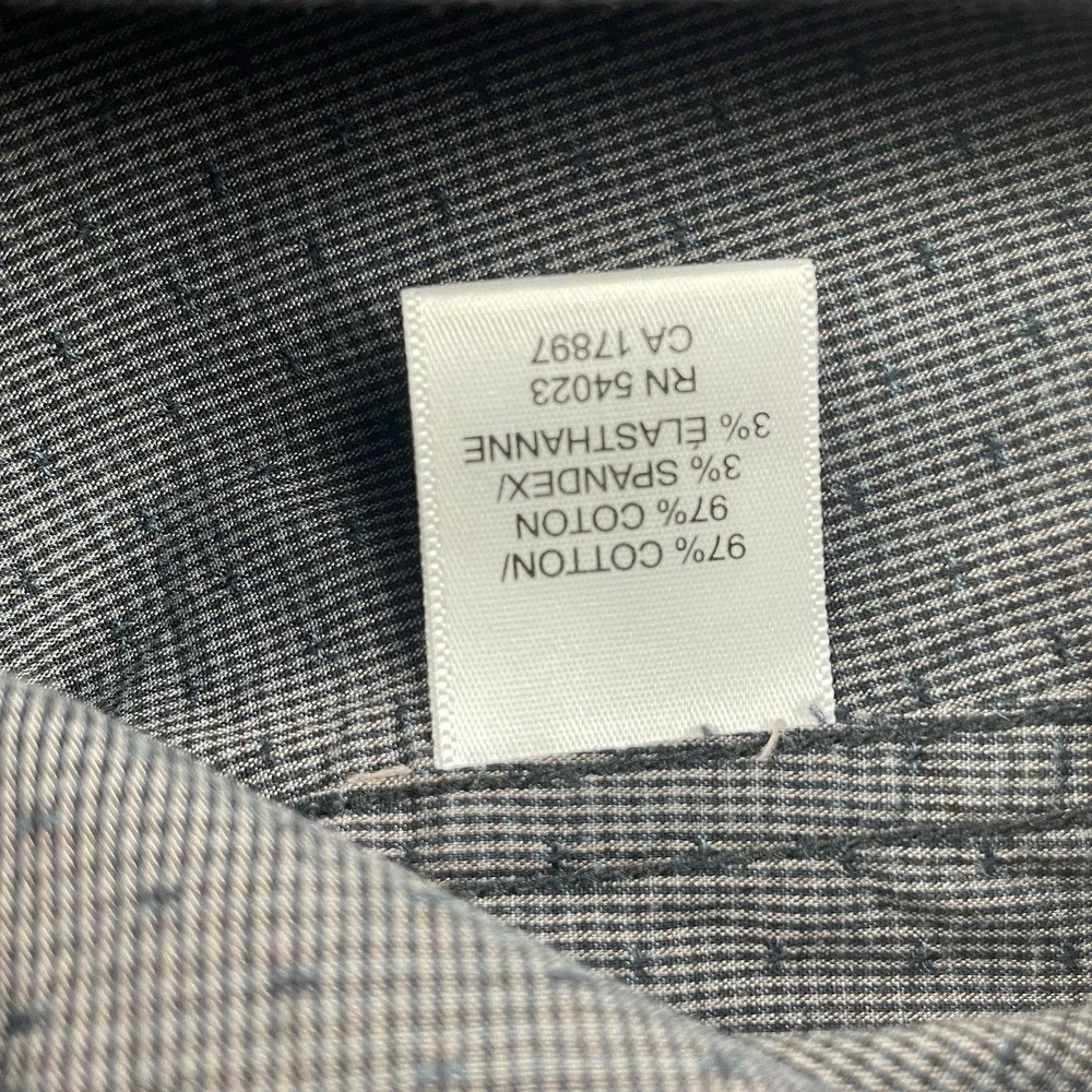 Banana‎ Republic Outlet Men's Stretch Tailored Slim Fit Button Up Size 16-16.5